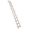 Euroline Holz/Alu Dachdeckerleiter 14 Sprossen
