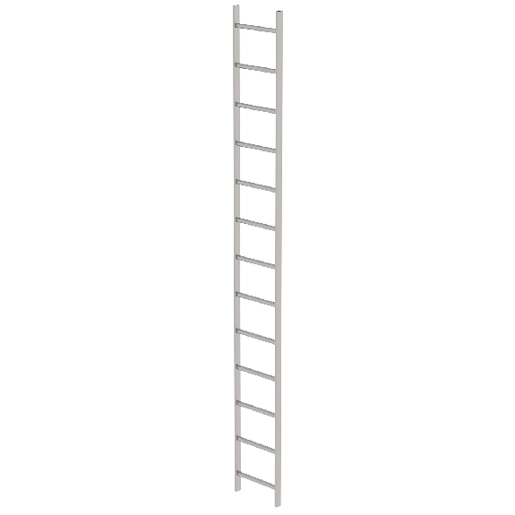 Schachtleiter aus Edelstahl 400mm 13 Sprossen 3,64m Schachtleiter aus Edelstahl 400mm 13 Sprossen 3,64m-Beschreibung lesen