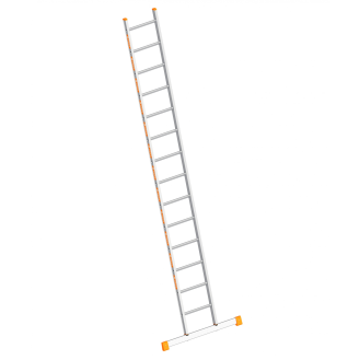 Layher Topic 1054 Anlegeleiter mit Quertraverse 14 Sprossen-Beschreibung lesen