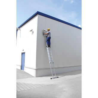 Schiebeleiter mit Traverse 2x14 Sprossen-Beschreibung lesen