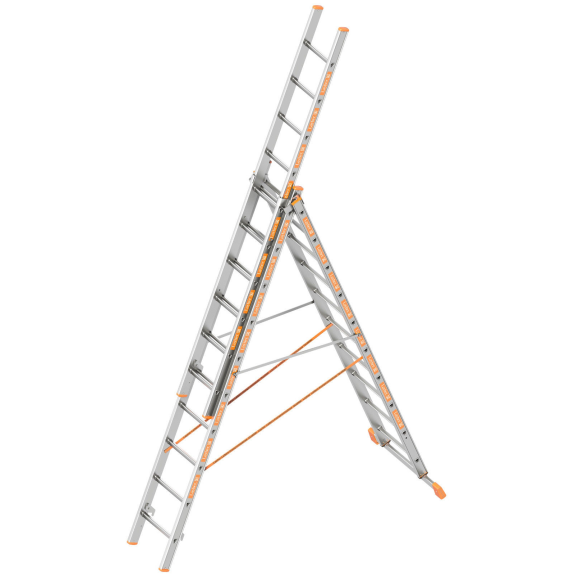 Allzweckleiter 3x10 Sprossen-Beschreibung lesen
