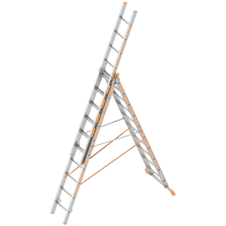 Allzweckleiter Topic 1040 3x10 Sprossen-Beschreibung lesen