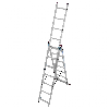 Krause Corda Aluminium-Vielzweckleiter 3x7 Sprossen Krause Corda Aluminium-Vielzweckleiter 3x7 Sprossen