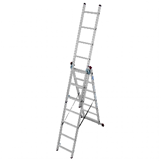 Krause Corda Aluminium-Vielzweckleiter 3x7 Sprossen-Beschreibung lesen