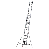 Seilzugleiter aus Aluminium 2x11 Sprossen