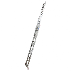 Krause Corda Aluminium-Mehrzweckleiter mit Dreifachfunktion 2x11 Sprossen