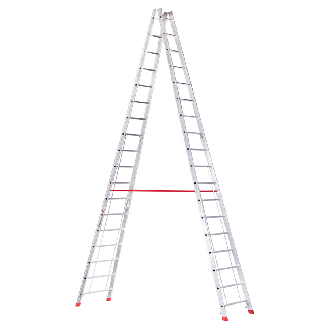 Premium 305 Sprossenstehleiter 2x18 Sprossen-Beschreibung lesen