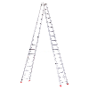 Premium 305 Sprossenstehleiter 2x18 Sprossen