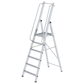 ML Bauleiter Aluminium-Stufenstehleiter 6 Stufen-Beschreibung lesen
