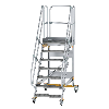 Fahrbare Plattformtreppe 60° mit 7 Stufen