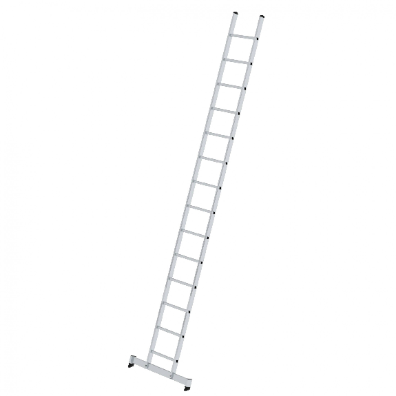 Échelle inclinée MUNK en aluminium 14 sp. avec traverse nivello.-Leggi tutto
