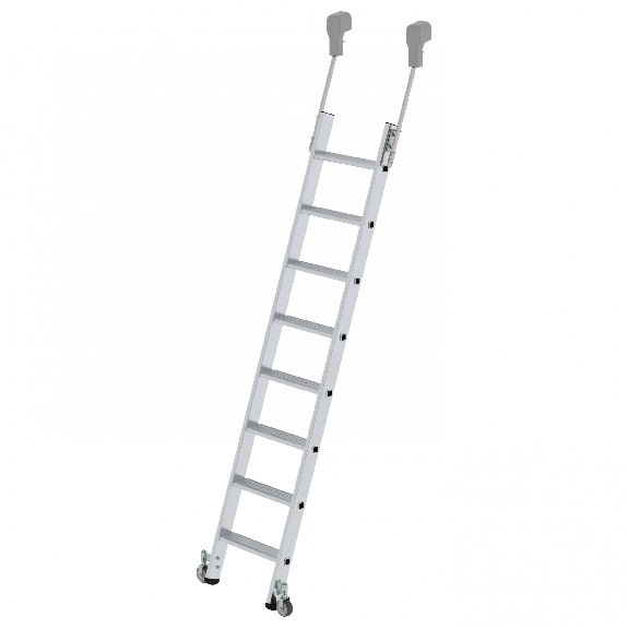 Aluminium-Regalleiter fahrbar 8 Stufen Aluminium-Regalleiter fahrbar 8 Stufen-Beschreibung lesen