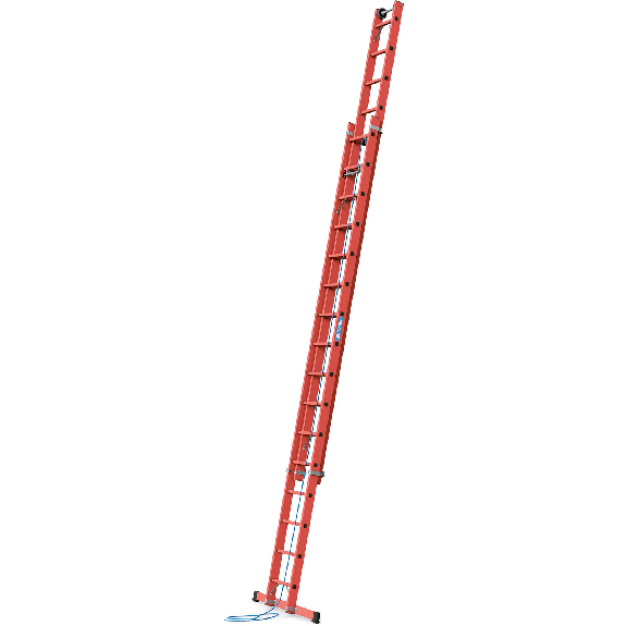 Vollkunststoff-Seilzugleiter Skyline EFA 2E 2x16 Sprossen-Beschreibung lesen