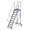 Podesttreppe fahrbar 60° 9 Stufen