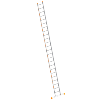 Anlegeleiter mit Quertraverse und 24 Sprossen-Beschreibung lesen