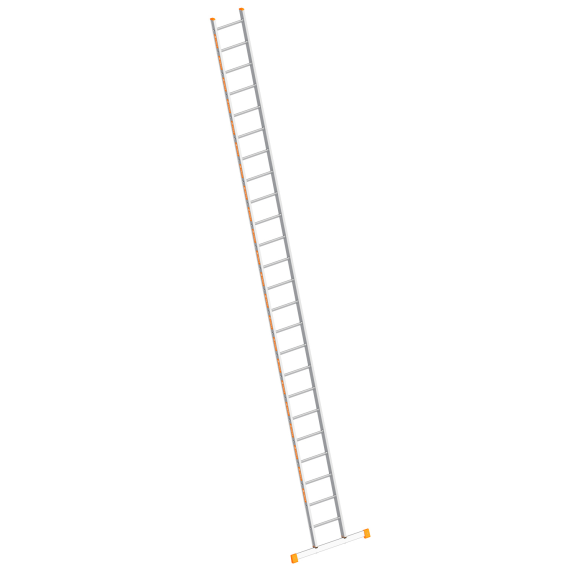 Anlegeleiter mit Quertraverse und 24 Sprossen Anlegeleiter mit Quertraverse und 24 Sprossen-Beschreibung lesen