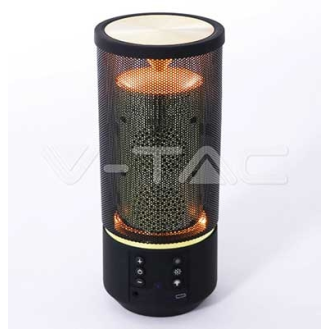 SMART HOME VT-6211 Speaker bluetooth LED 2x3W effetto fiamma portatile multifunzione microfono e ingresso microsd aux - sku 7724-Leggi tutto