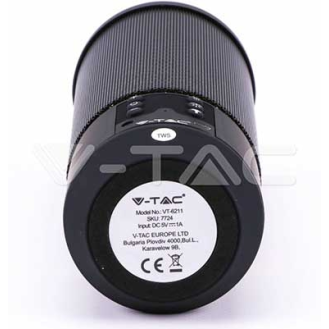 SMART HOME VT-6211 Speaker bluetooth LED 2x3W effetto fiamma portatile multifunzione microfono e ingresso microsd aux - sku 7724-Leggi tutto