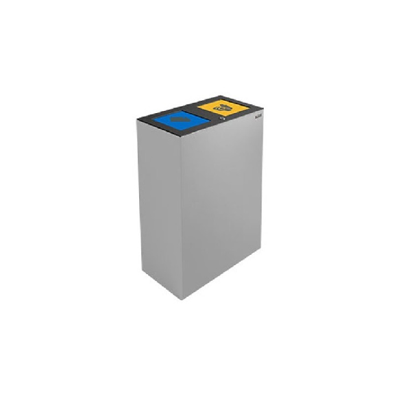 Edinburgh sel colector de cierre / contenedor interior 2 x 60 L-Leer más