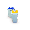 Eco-Deckel-Beutelhalter 2 Durchläufe 95 L Eco-Deckel-Beutelhalter 2 Durchläufe 95 L