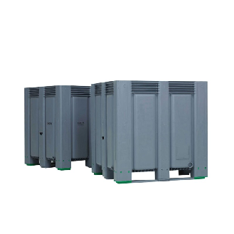 Caja palet 1120 L en HDPE-Leer más