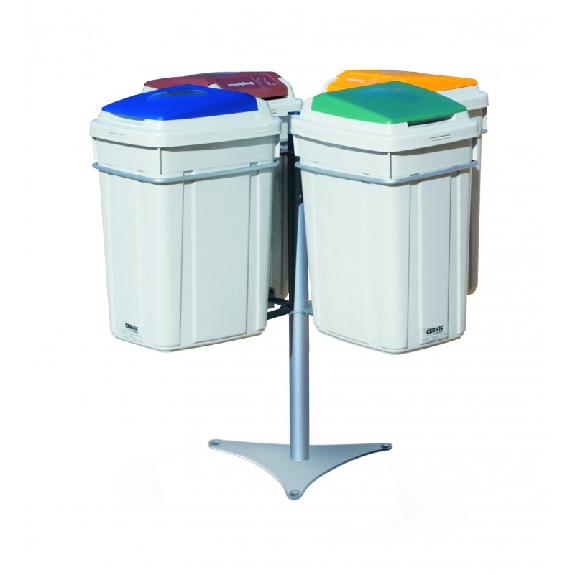 Eco-Deckel-Beutelhalter 4 Durchläufe 42 L Eco-Deckel-Beutelhalter 4 Durchläufe 42 L-Beschreibung lesen