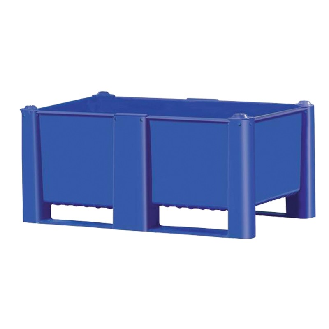 Caisse palette monobloc sur patins 500 L-Lire la description