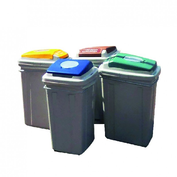 Eco-Deckel-Beutelhalter 4 Durchläufe 95 L Eco-Deckel-Beutelhalter 4 Durchläufe 95 L-Beschreibung lesen