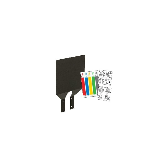 Typenschild mit Aufkleber Typenschild mit Aufkleber-Beschreibung lesen