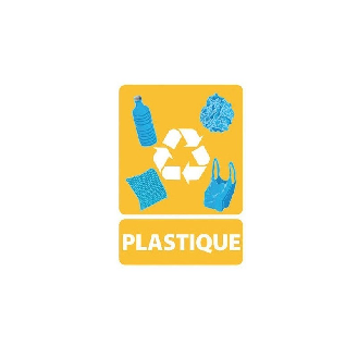 Lot de 3 panneaux de tri sélectif pour support sac 400 L-Lire la description