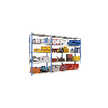 Estantería tubular Arno 1250 x 400 - juego de 5 isobois