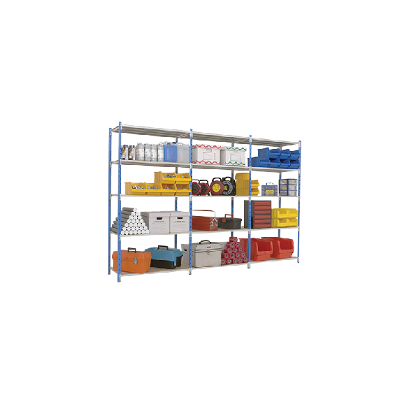 Estantería tubular Arno 1250 x 400 - juego de 5 isobois-Leer más