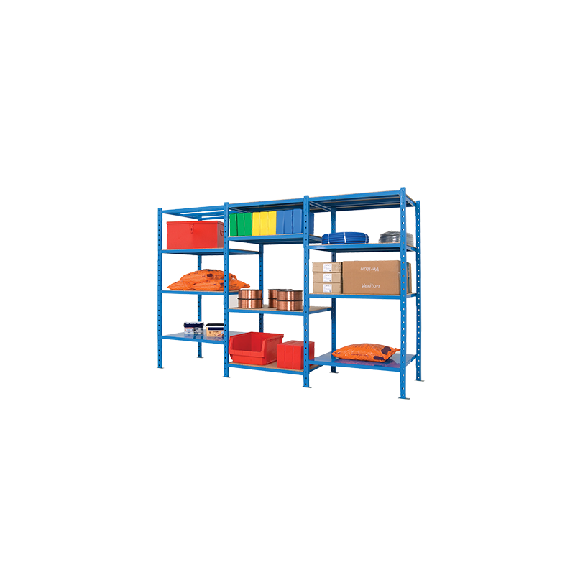 Estantería Fliplus - estantería de chapa - 1250 x 1000 x 2000 - siguiente elemento-Leer más