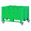 Einteilige Palettenbox auf Rädern 600 L