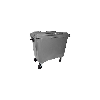 Kunststoffbehälter 4 Räder 660 L