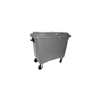 Conteneur plastique 4 roues 660 L-Lire la description