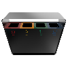 Station de recyclage 4 flux 60 L Station de recyclage 4 flux 60 L