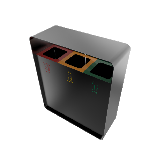 Station de recyclage 3 flux 100 L-Lire la description