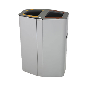 Colector Munich Open Top 2 caudales de 50 L soporte saco-Leer más