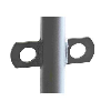ECHAFAUDAGE FACADIER DE 80M2 DUO 45 AVEC GARDE CORPS DE SECURITE
