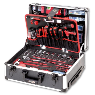 Malette trolley d outillage 356 pieces, PRKOUT356VAR-Lire la description