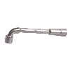 Cle a pipe debouchee 6mm 6 pans, PRCLEPIP06-B