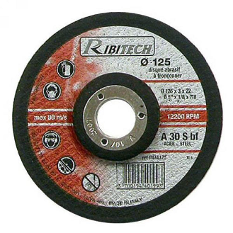 Disque a Tronconner Acier 125x3,2x22,2, PRDATA125-Lire la description