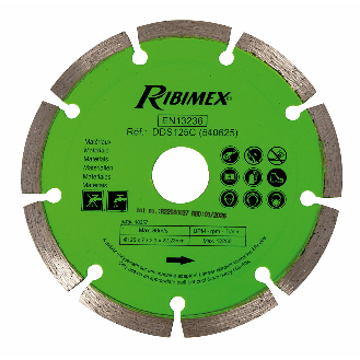 Disque Diamante a Segment 125/C, DDS125C-Lire la description