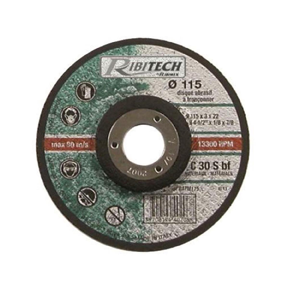 Disque a tronconner Materiaux 115x3,2x22,2, PRDATM115-Lire la description