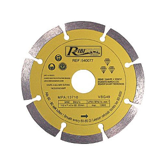 Disque Diamante a Segment 115/A Gamme Pro, DDS115A-Lire la description