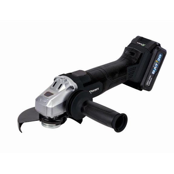 Meuleuse angle 125mm R-bat20 avec batterie 20v 4 amperes et chargeur rapide, PRBAT20-M125PRO-Lire la description
