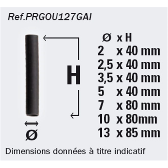 Lot 127 gaines thermoretract. En coffret, PRGOU127GAI-Lire la description