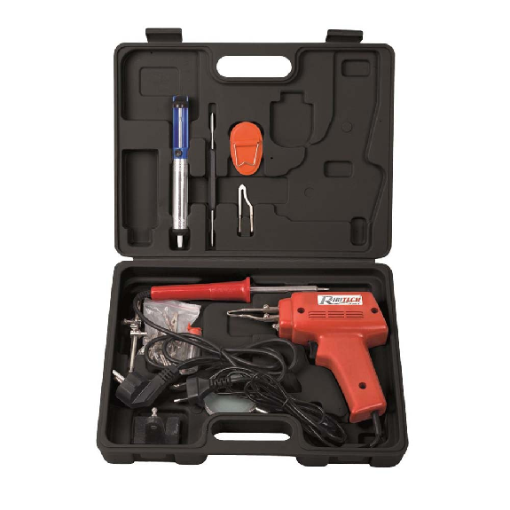 Coffret soudure fer + pistolet + accessoires, PRSOUDKIT-Lire la description
