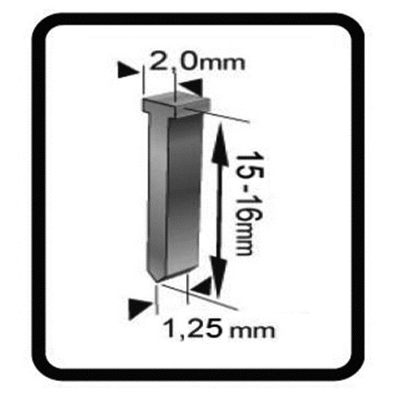 Lot de 1000 clous, PRAGRA1000C-Lire la description